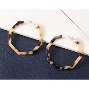 Hypoallergenic Acrylic Hex "Sahara" Earrings